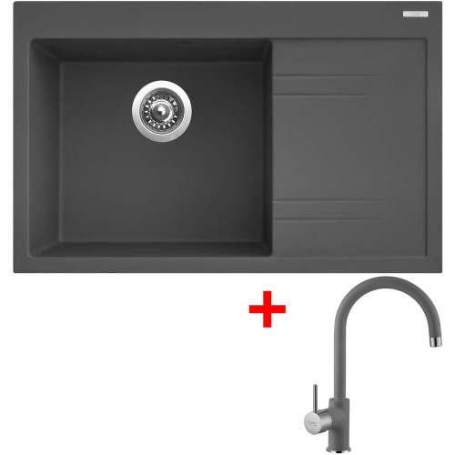Sinks RIM 780 L Titanium + Vitalia GR