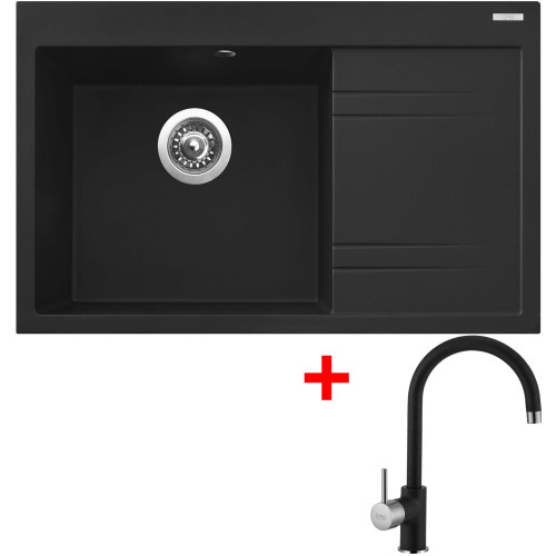 Sinks RIM 780 L Metalblack + Vitalia GR