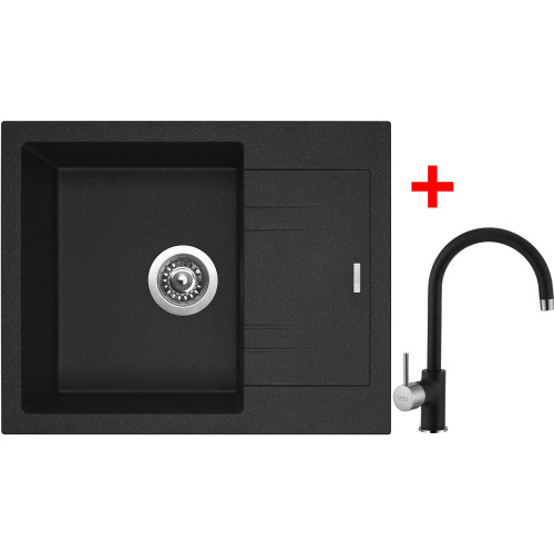 Sinks LINEA 600 Granblack + Vitalia GR