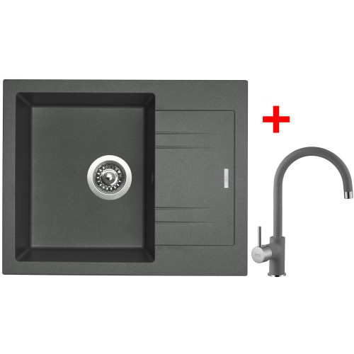 Sinks LINEA 600 Titanium + Vitalia GR