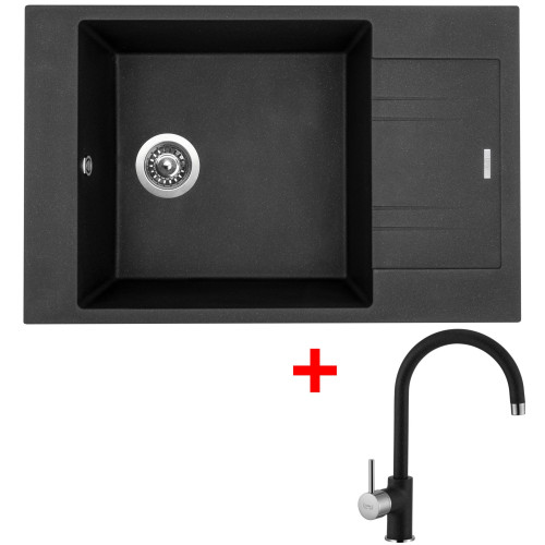 Sinks VARIO 780 Metalblack + Vitalia GR