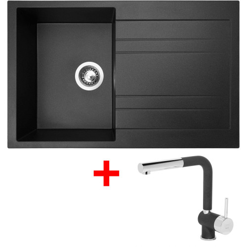 Sinks GRANDE 800 Metalblack + Mix 3 P GR