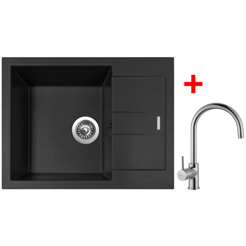 Sinks AMANDA 650 Pureblack + Vitalia