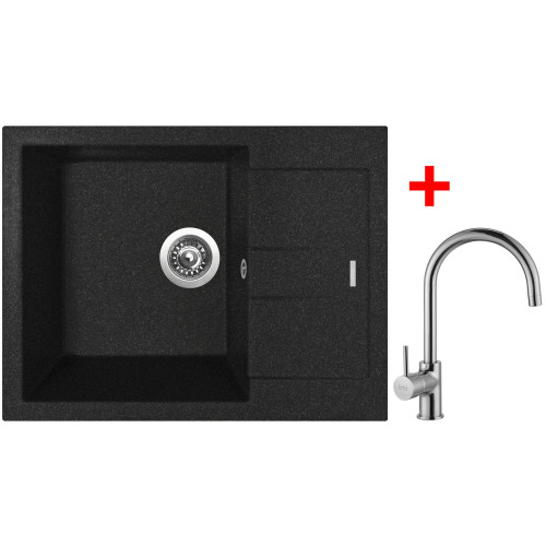 Sinks AMANDA 650 Granblack + Vitalia