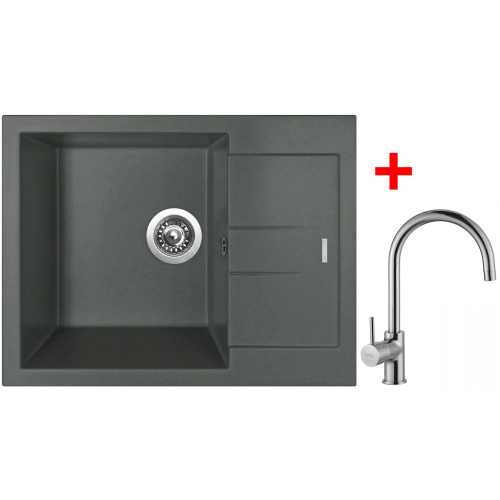 Sinks AMANDA 650 Titanium + Vitalia