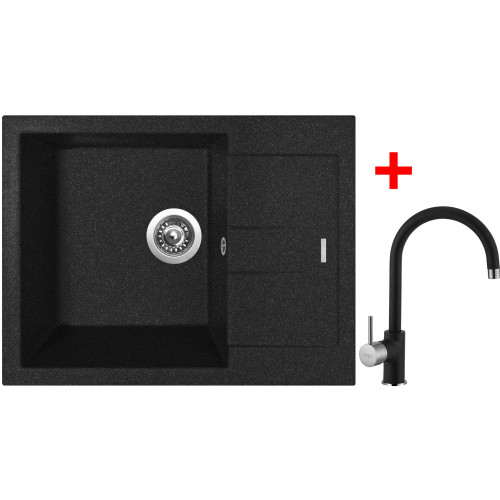 Sinks AMANDA 650 Granblack + Vitalia GR