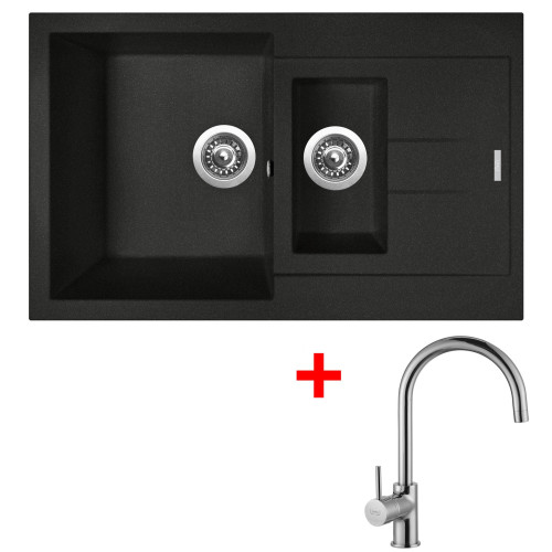 Sinks AMANDA 780.1 Metalblack + Vitalia