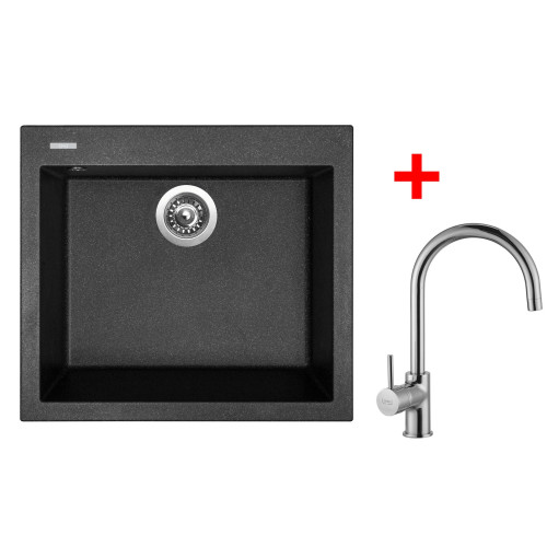Sinks CUBE 560 Granblack + Vitalia