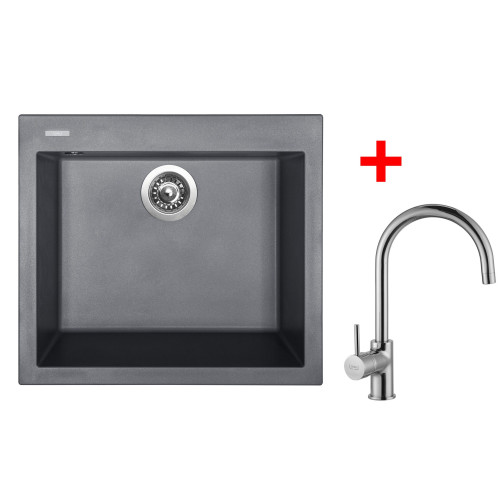 Sinks CUBE 560 Titanium + Vitalia