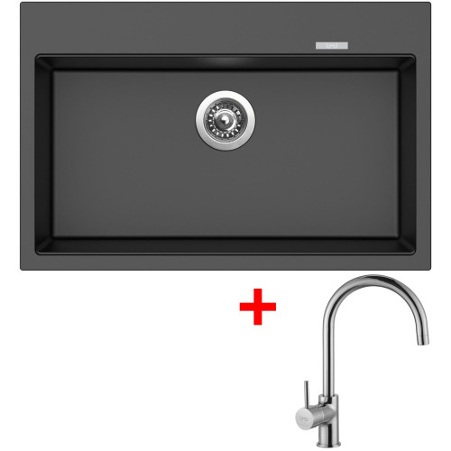 Sinks MAXIMO 780 Metalblack + Vitalia