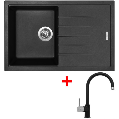 Sinks BEST 780 Pureblack + Vitalia GR