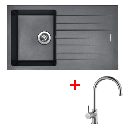 Sinks PERFECTO 860 Titanium + Vitalia