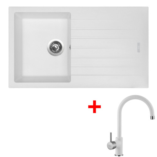 Sinks PERFECTO 860 Milk + Vitalia GR