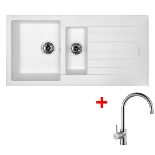 Sinks PERFECTO 1000.1 Milk + Vitalia