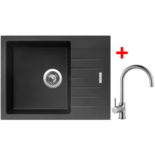 Sinks PERFECTO 650 Pureblack + Vitalia