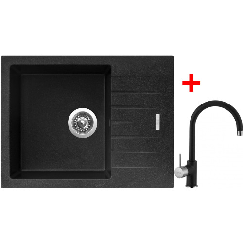 Sinks PERFECTO 650 Granblack + Vitalia GR