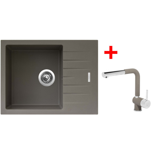 Sinks PERFECTO 650 Truffle + Mix 3 P GR