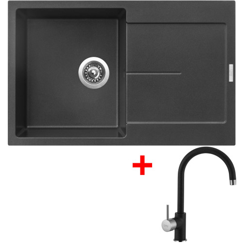 Sinks ULTIMA 790 Metalblack + Vitalia GR