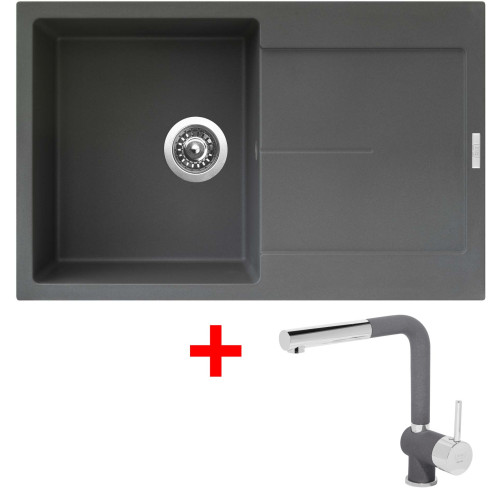 Sinks ULTIMA 790 Titanium + Mix 3 P GR
