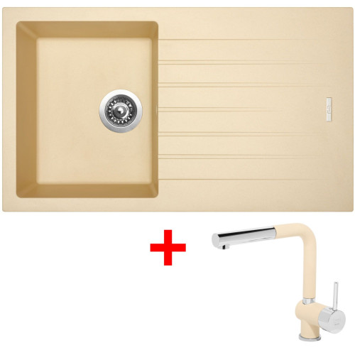 Sinks PERFECTO 860 Sahara + Mix 3 P GR