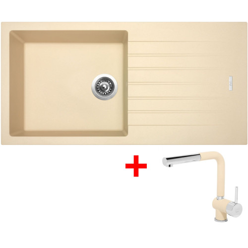 Sinks PERFECTO 1000 Sahara + Mix 3 P GR