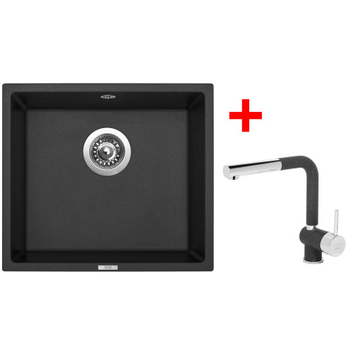 Sinks FRAME 457 Granblack + Mix 3 P GR