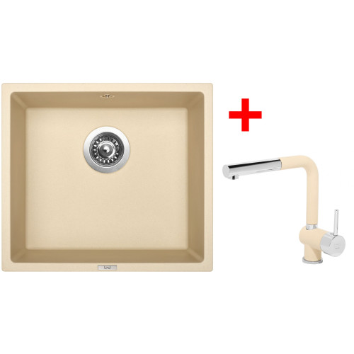 Sinks FRAME 457 Sahara + Mix 3 P GR