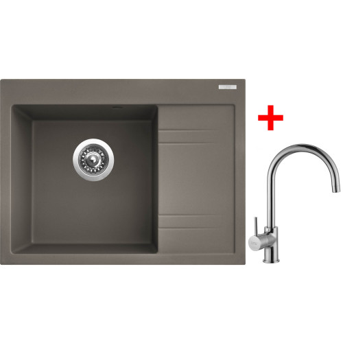 Sinks RIM 650 L Truffle + Vitalia