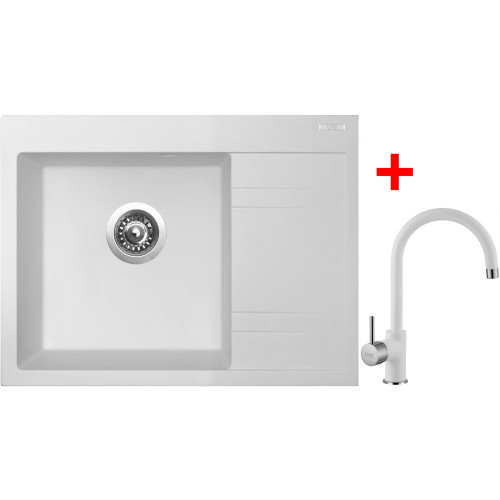 Sinks RIM 650 L Milk + Vitalia GR