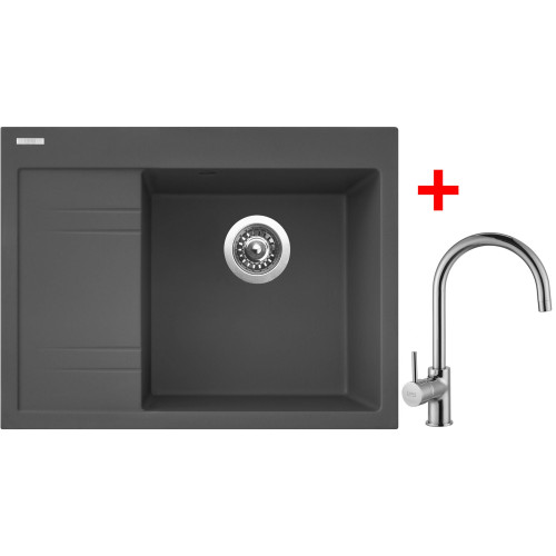 Sinks RIM 650 P Titanium + Vitalia