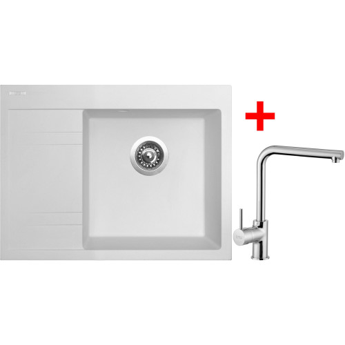 Sinks RIM 650 P Milk + Elka