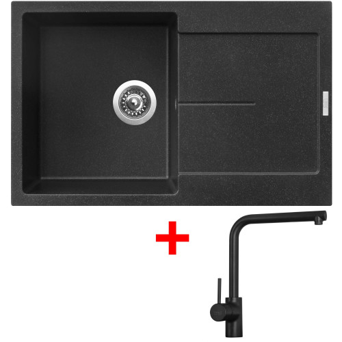 Sinks ULTIMA 790 Granblack + Elka černá matná