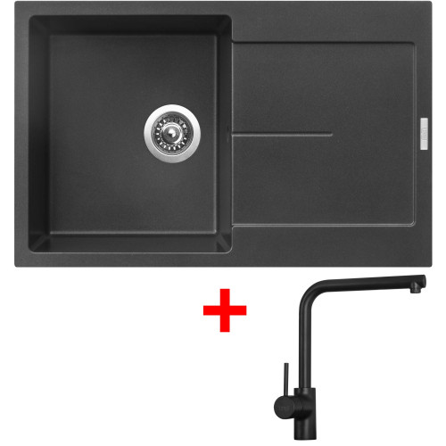 Sinks ULTIMA 790 Metalblack + Elka černá matná