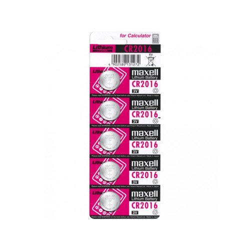 CR2016 5BP Li MAXELL