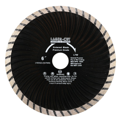 Diamantový kotouč celoobvodový 150 x 22,23 x 7mm LTW