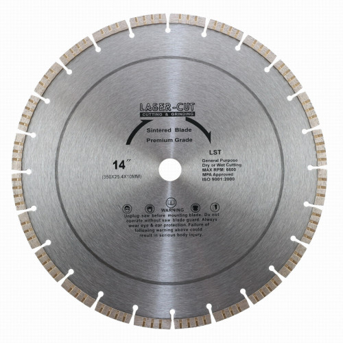 Diamantový kotouč segmentový 350 x 25,4 x 10mm LST