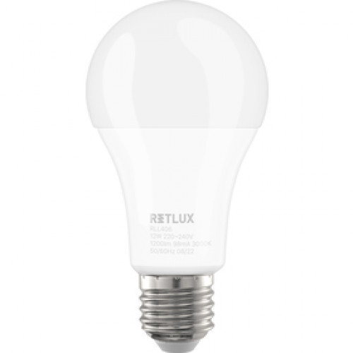 RLL 406 A60 E27 bulb 12W WW RETLUX