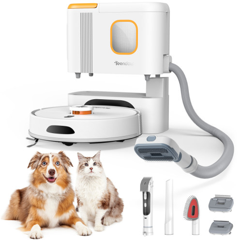 Robotický vysavač Teendow D20S MAX plus  3v1 Pet Grooming Tool