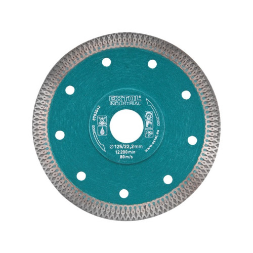 Kotouč diamantový řezný, turbo Thin Cut, suché i mokré řezání, O 150x22,2x1,8mm