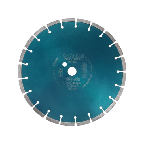 Kotouč diamantový řezný segmentový na BETON, suché řezání, O 300x25,4x3,2mm