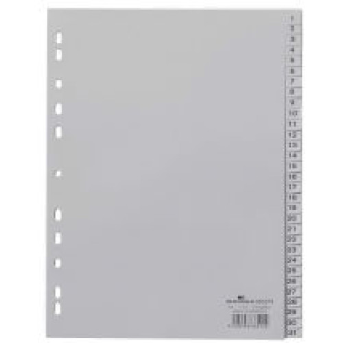 DURABLE DUR6523 Rozlišovače A4 plastové