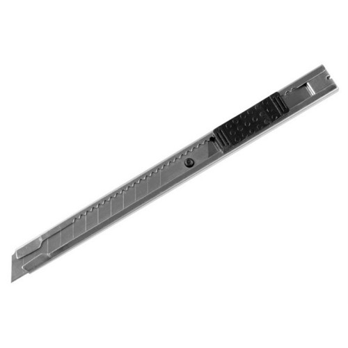 Nůž ulamovací celokovový nerez, 9mm, Auto-lock