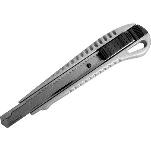 Nůž ulamovací celokovový s výztuhou, 9mm, Auto-lock