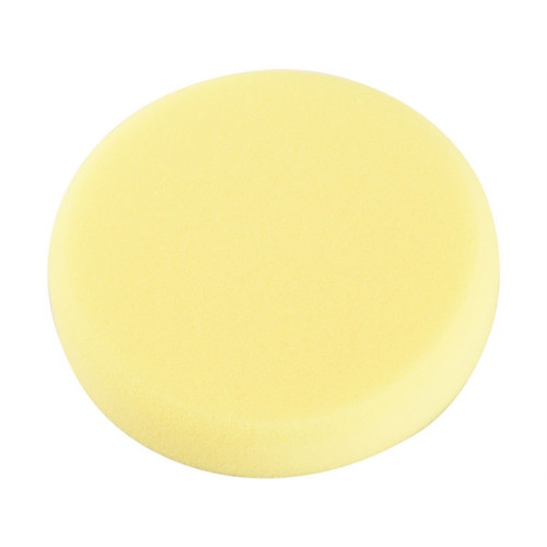 Kotouč leštící pěnový, T80, žlutý, ⌀150x30mm, suchý zip ⌀125mm