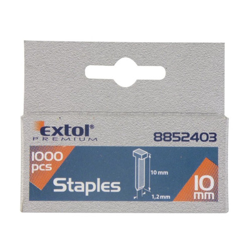 Hřebíky, balení 1000ks, 12mm, 2,0x0,52x1,2mm