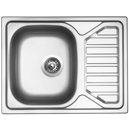 Sinks OKIO 650 V 0,6mm matný (záruka 15 let) - Poškozeno