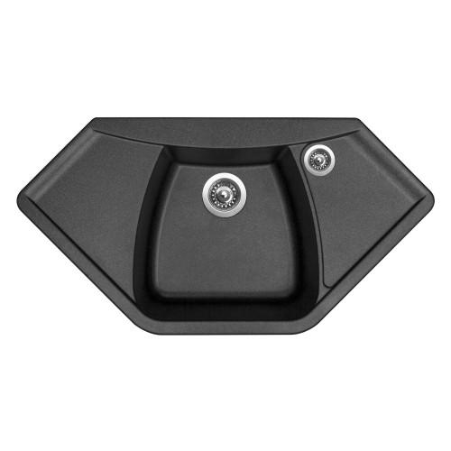 Sinks NAIKY 980 Metalblack (záruka 10 let na dřez)