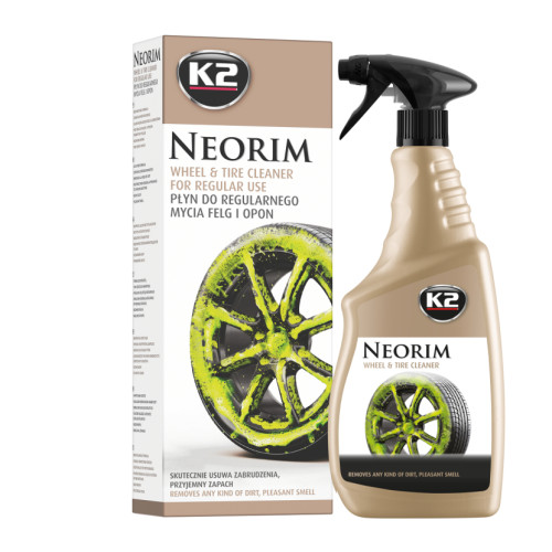K2 GOLD NEORIM 700ml - čistič disků a pneumatik šetrný k povrchům disků kol