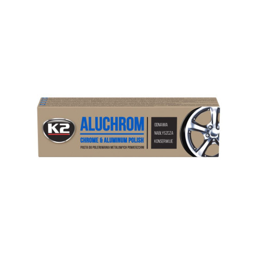 K2 ALUCHROM 120 g - pasta na čištění a leštění kovových povrchů