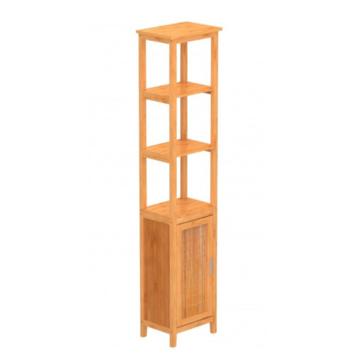 Schütte Bambusová vysoká skříň se 3 přihrádkami (BMBA02-SR) 
